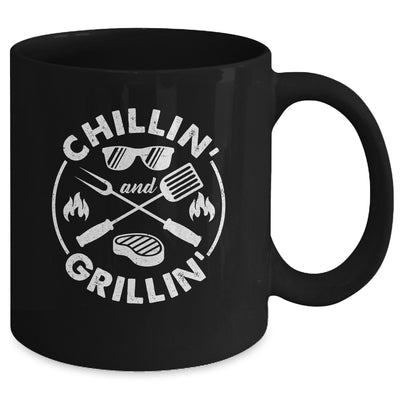Chillin And Grillin Costume Funny BBQ Grilling Dad Mug | teecentury