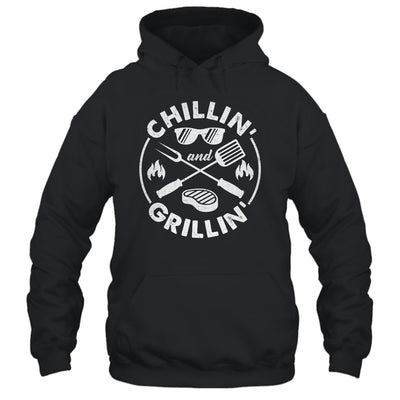 Chillin And Grillin Costume Funny BBQ Grilling Dad Shirt & Hoodie | teecentury