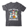 Chillin With My Snowmies Ugly Christmas Snowman Family Shirt & Sweatshirt | teecentury