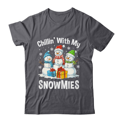 Chillin With My Snowmies Ugly Christmas Snowman Family Shirt & Sweatshirt | teecentury