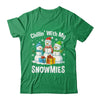 Chillin With My Snowmies Ugly Christmas Snowman Family Shirt & Sweatshirt | teecentury