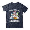 Chillin With My Snowmies Ugly Christmas Snowman Family Shirt & Sweatshirt | teecentury