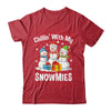 Chillin With My Snowmies Ugly Christmas Snowman Family Shirt & Sweatshirt | teecentury