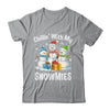 Chillin With My Snowmies Ugly Christmas Snowman Family Shirt & Sweatshirt | teecentury