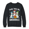 Chillin With My Snowmies Ugly Christmas Snowman Family Shirt & Sweatshirt | teecentury