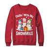 Chillin With My Snowmies Ugly Christmas Snowman Family Shirt & Sweatshirt | teecentury