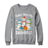 Chillin With My Snowmies Ugly Christmas Snowman Family Shirt & Sweatshirt | teecentury