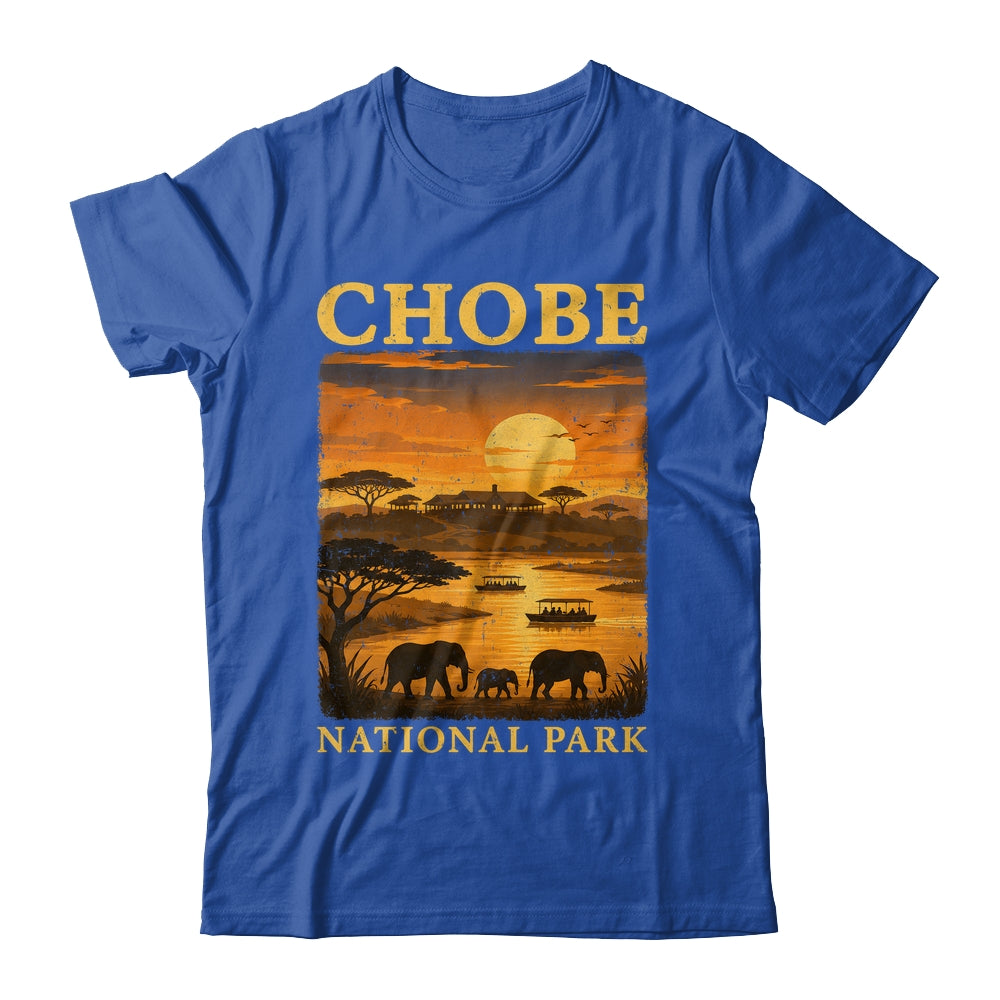 Chobe National Park Travel Botswana Safari Wildlife Retro Shirt & Tank Top | teecentury