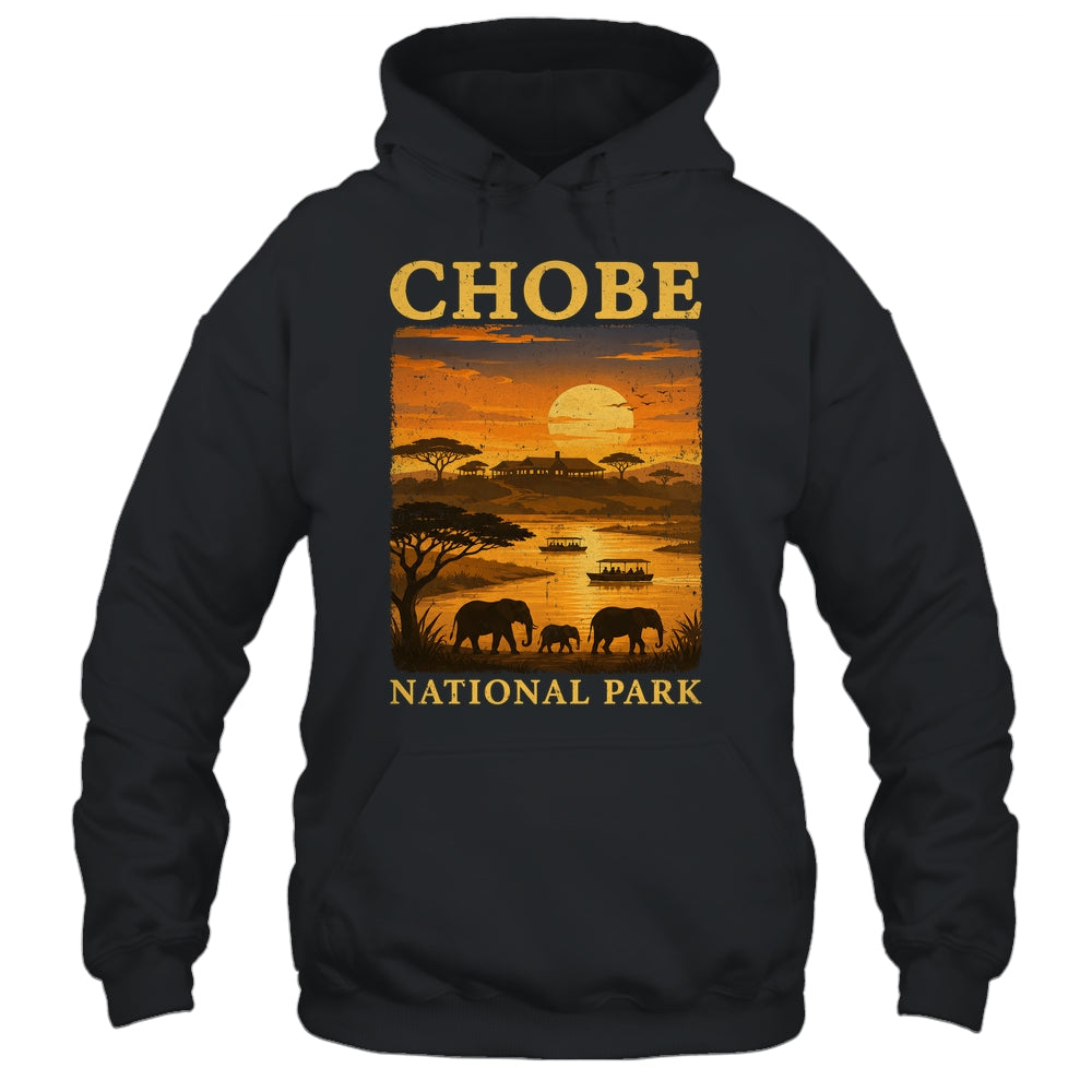 Chobe National Park Travel Botswana Safari Wildlife Retro Shirt & Tank Top | teecentury