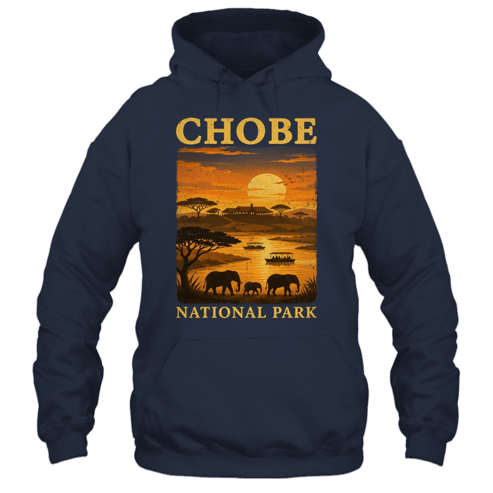 Chobe National Park Travel Botswana Safari Wildlife Retro Shirt & Tank Top | teecentury