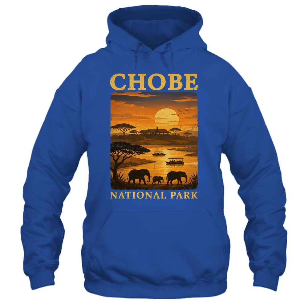 Chobe National Park Travel Botswana Safari Wildlife Retro Shirt & Tank Top | teecentury
