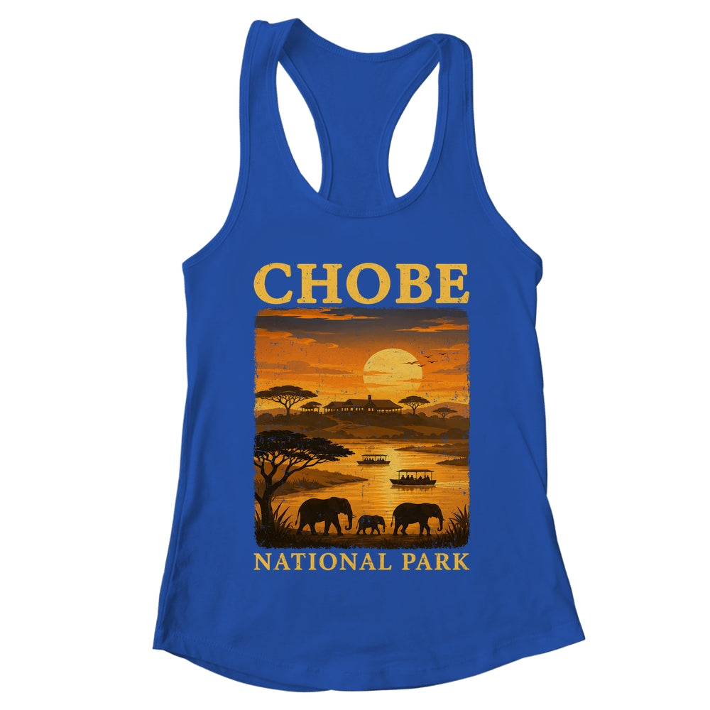 Chobe National Park Travel Botswana Safari Wildlife Retro Shirt & Tank Top | teecentury