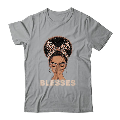 Christian Blessed Black Woman Praying Afro African American Shirt & Tank Top | teecentury