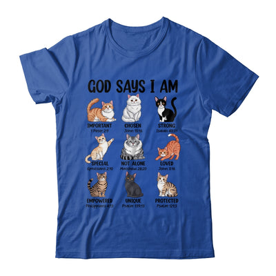 Christian Girl God Says I Am Cat Jesus Faith Bible Verse Shirt & Hoodie | teecentury
