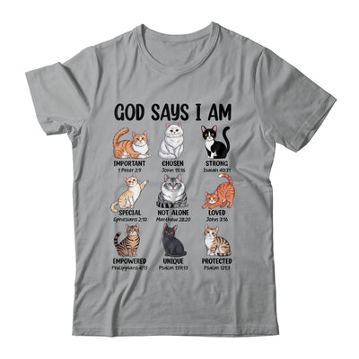 Christian Girl God Says I Am Cat Jesus Faith Bible Verse Shirt & Hoodie | teecentury