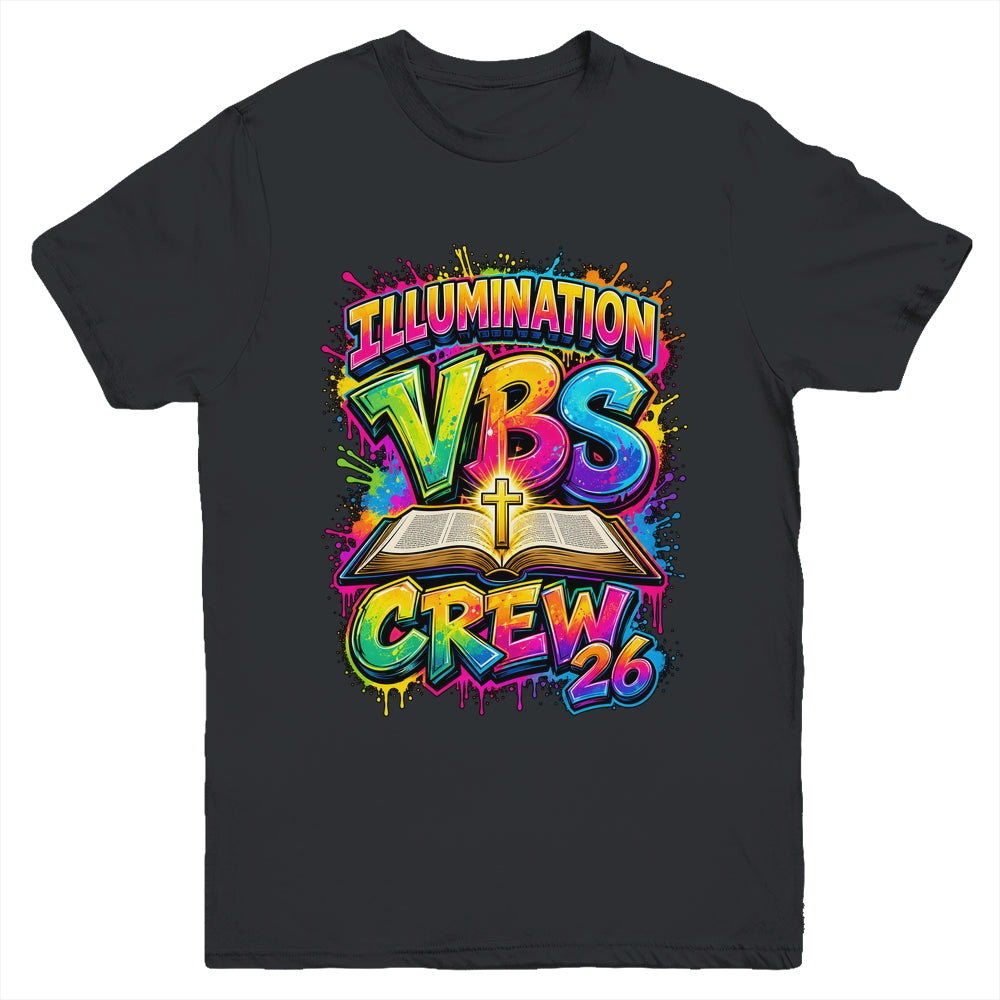 Christian Illumination Vbs Crew 2026 Youth Camp Volunteer Youth Shirt | teecentury