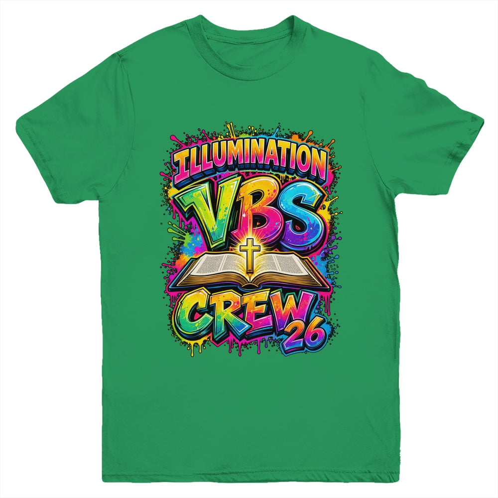 Christian Illumination Vbs Crew 2026 Youth Camp Volunteer Youth Shirt | teecentury