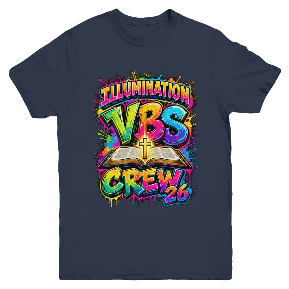 Christian Illumination Vbs Crew 2026 Youth Camp Volunteer Youth Shirt | teecentury