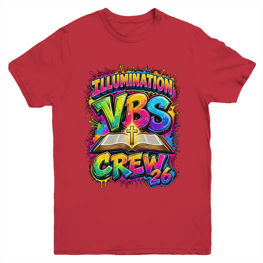 Christian Illumination Vbs Crew 2026 Youth Camp Volunteer Youth Shirt | teecentury
