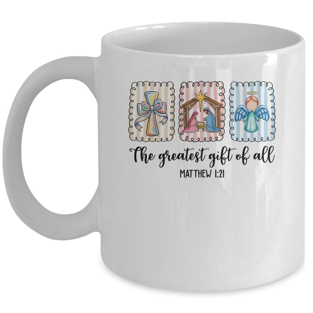 Christian Nativity Scene Jesus Faith Christmas Men Women Mug | teecentury