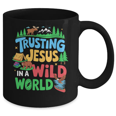 Christian VBS Trusting Jesus In A Wild World Summer Camping Mug | teecentury