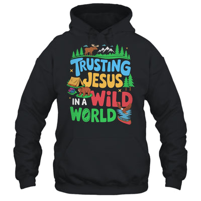 Christian VBS Trusting Jesus In A Wild World Summer Camping Shirt & Tank Top | teecentury