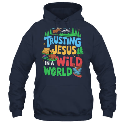 Christian VBS Trusting Jesus In A Wild World Summer Camping Shirt & Tank Top | teecentury