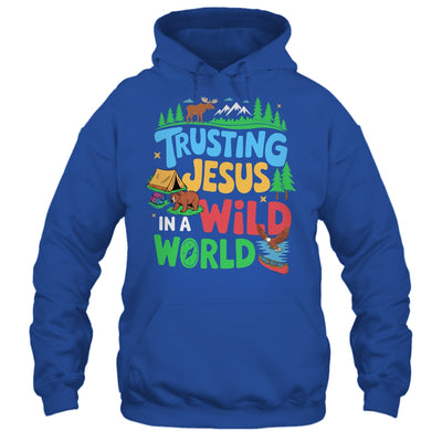 Christian VBS Trusting Jesus In A Wild World Summer Camping Shirt & Tank Top | teecentury