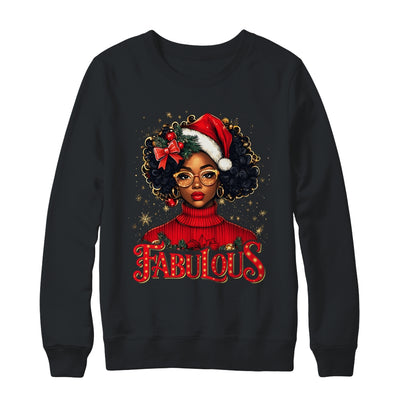 Christmas African American Melanin Afro Sleigh Queen Shirt & Sweatshirt | teecentury