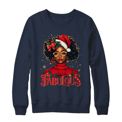 Christmas African American Melanin Afro Sleigh Queen Shirt & Sweatshirt | teecentury