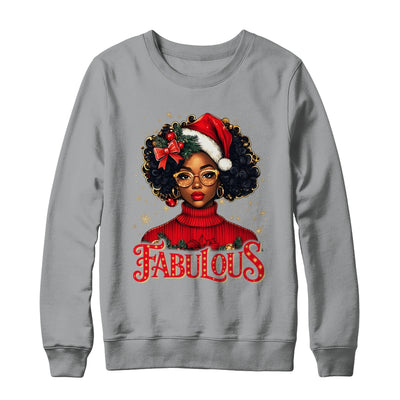 Christmas African American Melanin Afro Sleigh Queen Shirt & Sweatshirt | teecentury