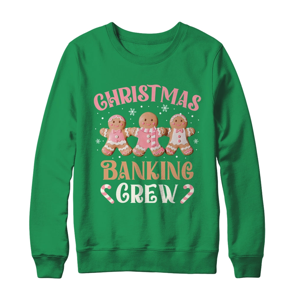 Christmas Baking Crew Pink Gingerbread Cookie Family Baking Shirt & Sweatshirt | teecentury