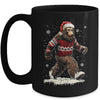 Christmas Bigfoot Sasquatch Funny Bigfoot Ugly Christmas Mug | teecentury