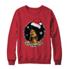 Christmas Black African American Santa Hat Xmas Afro Woman Shirt & Sweatshirt | teecentury