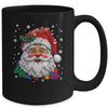 Christmas Builder Block Brick Building Santa Face Mens Boys Mug | teecentury