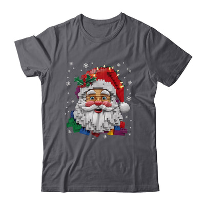 Christmas Builder Block Brick Building Santa Face Mens Boys Shirt & Sweatshirt | teecentury