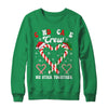 Christmas Candy Cane Heart Holiday Family Matching Men Women Shirt & Sweatshirt | teecentury