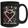 Christmas Candy Cane Heart Holiday Family Matching Men Women Mug | teecentury
