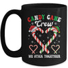 Christmas Candy Cane Heart Holiday Family Matching Men Women Mug | teecentury