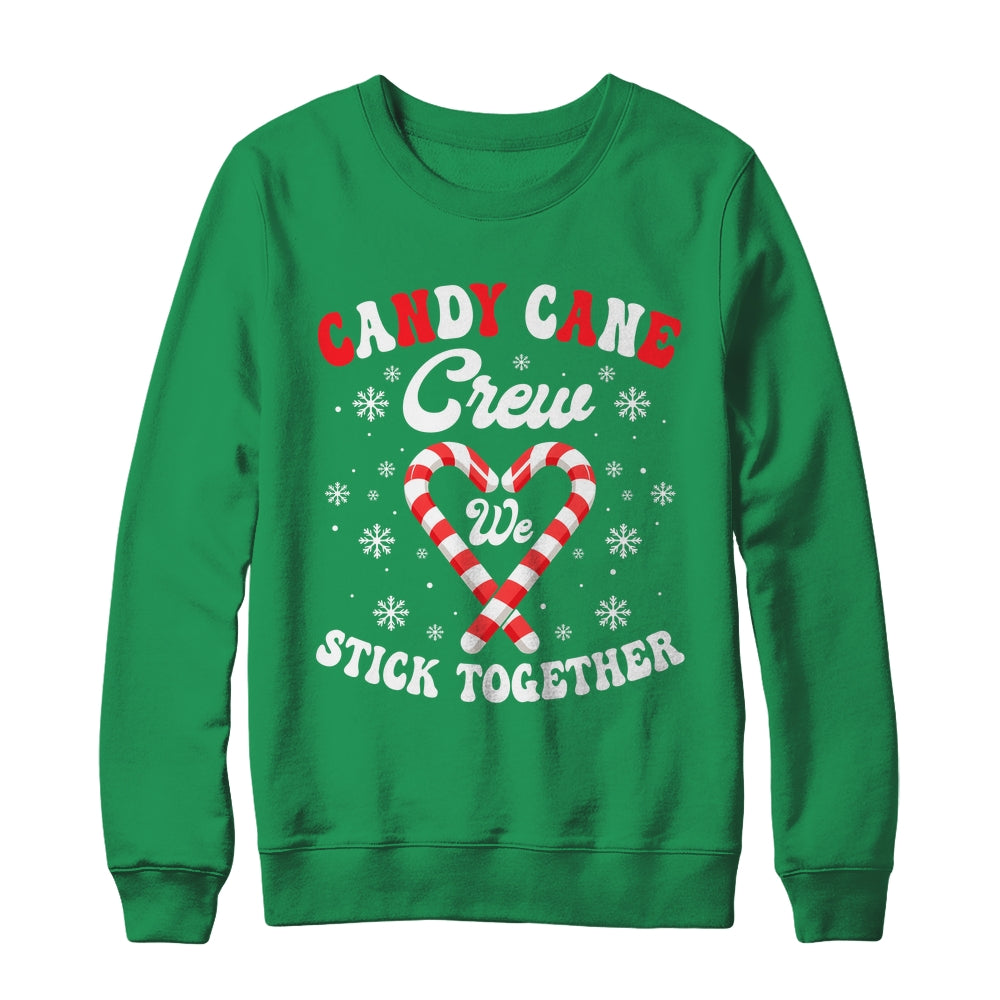 Christmas Candy Cane Heart Holiday Family Matching Xmas Shirt & Sweatshirt | teecentury