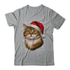 Christmas Cat Snow Xmas Graphic Cute Cat Lover Men Women Shirt & Sweatshirt | teecentury