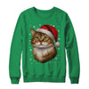 Christmas Cat Snow Xmas Graphic Cute Cat Lover Men Women Shirt & Sweatshirt | teecentury