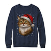 Christmas Cat Snow Xmas Graphic Cute Cat Lover Men Women Shirt & Sweatshirt | teecentury