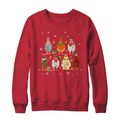 Christmas Chickens Farm Heifer Christmas For Women Shirt & Sweatshirt | teecentury