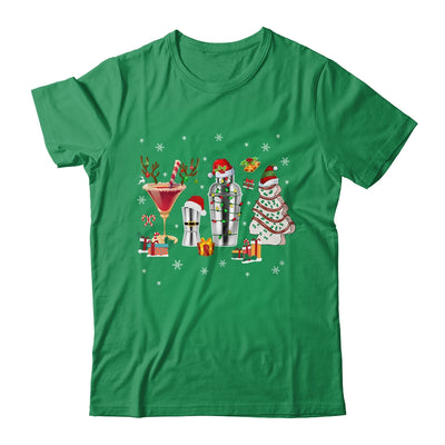 Christmas Cocktail Martini Drinking Party Bartender Shirt & Sweatshirt | teecentury