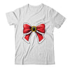 Christmas Coquette Bow Christmas Santa Bow Christmas Design Shirt & Sweatshirt | teecentury