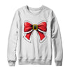 Christmas Coquette Bow Christmas Santa Bow Christmas Design Shirt & Sweatshirt | teecentury