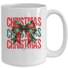 Christmas Coquette Bow Retro Christmas Season Girls Women Mug | teecentury