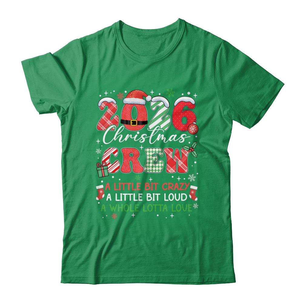 Christmas Crew Family Christmas 2026 Funny Matching Holiday Shirt & Sweatshirt | teecentury