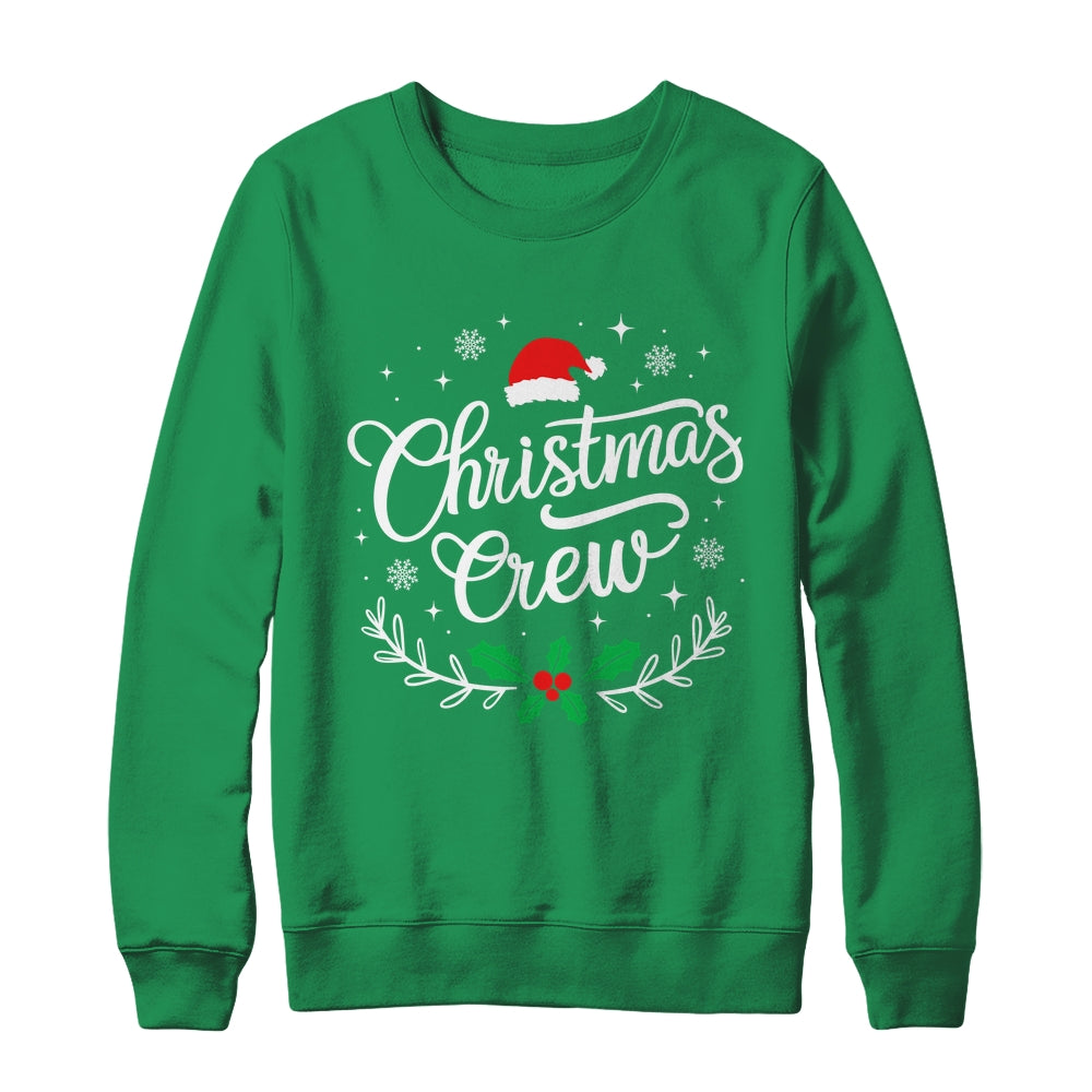 Christmas Crew Family Group Matching Christmas Xmas Party Shirt & Sweatshirt | teecentury